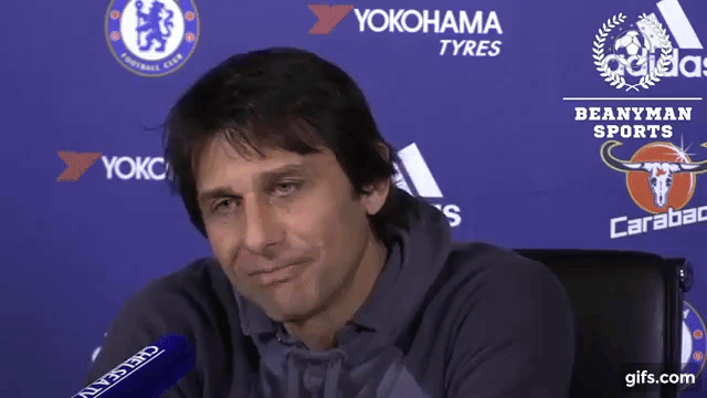 Antonio Conte Full Pre Match Press Conference Chelsea V Arsenal Animated Gif
