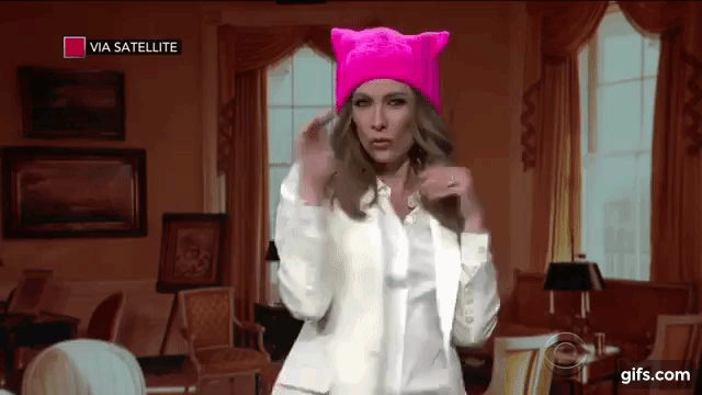 Melania Trump Gives Her Own State Of The Union animated gif