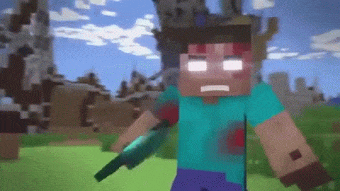 Minecraft Animation Dreadlord Vs Herobrine The Hunger Games Full Hd Animated Gif
