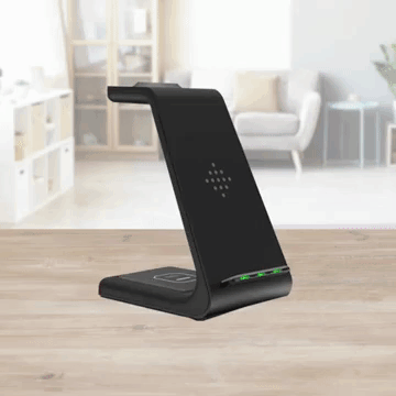 3 in 1 Wireless Charger Hub animated gif