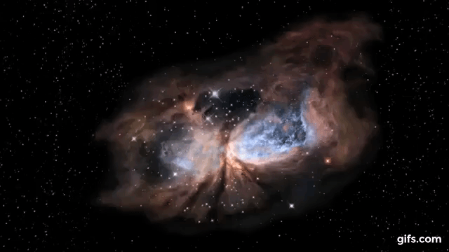 Hubblecast 51: Star-forming region S 106 animated gif