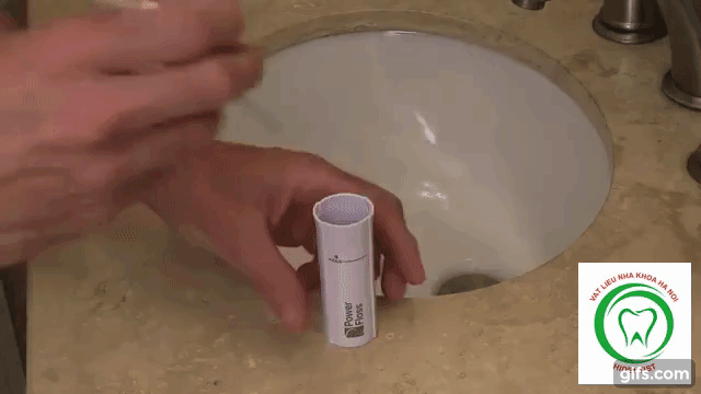 Filling & Using Your Power Floss™ Dental Water Jet animated gif