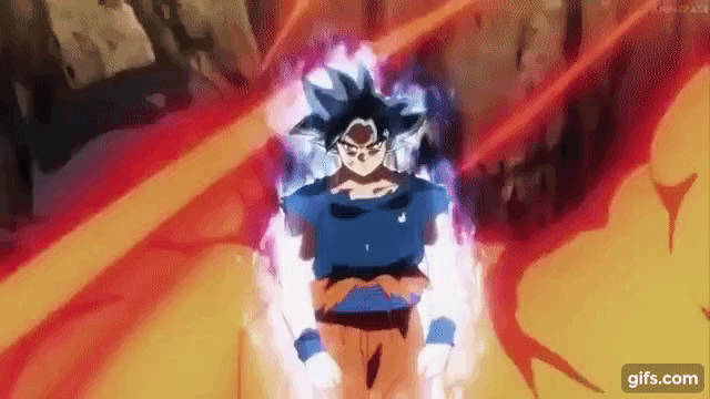 Badass Goku animated gif