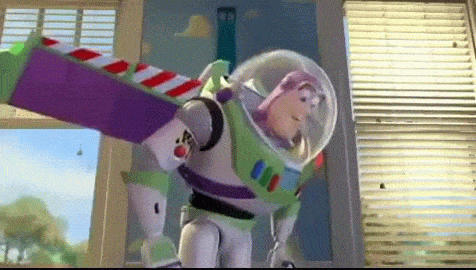 Toy Story - Buzz Lightyear - To infinity and Beyond animated gif