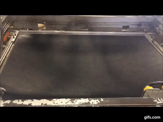Vacuum forming the X1 25 Pro cover using tools made with binder jetting technology. Video via Catalysis.