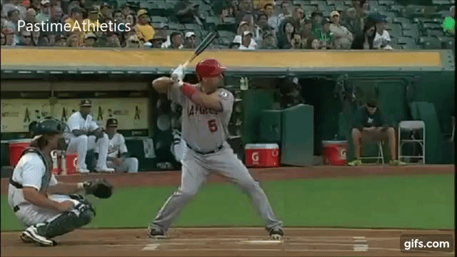 Albert Pujols Hitting Slow Motion Home Run Baseball Swing Batting Tips MLB ...