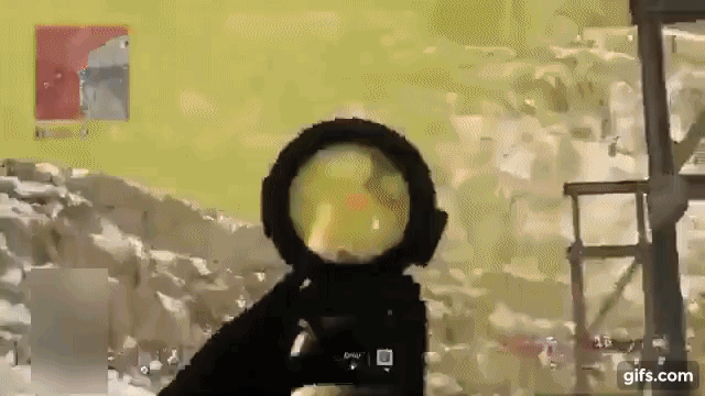 Managed to skip the gas mask animation multiple times. No idea how! animated  gif