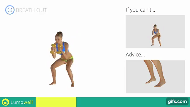 Butt and Thigh Workout for Women animated gif