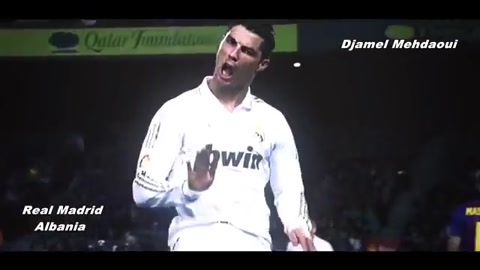 Cristiano Ronaldo Calma el Camp Nou 5 times (calma celebration) animated gif