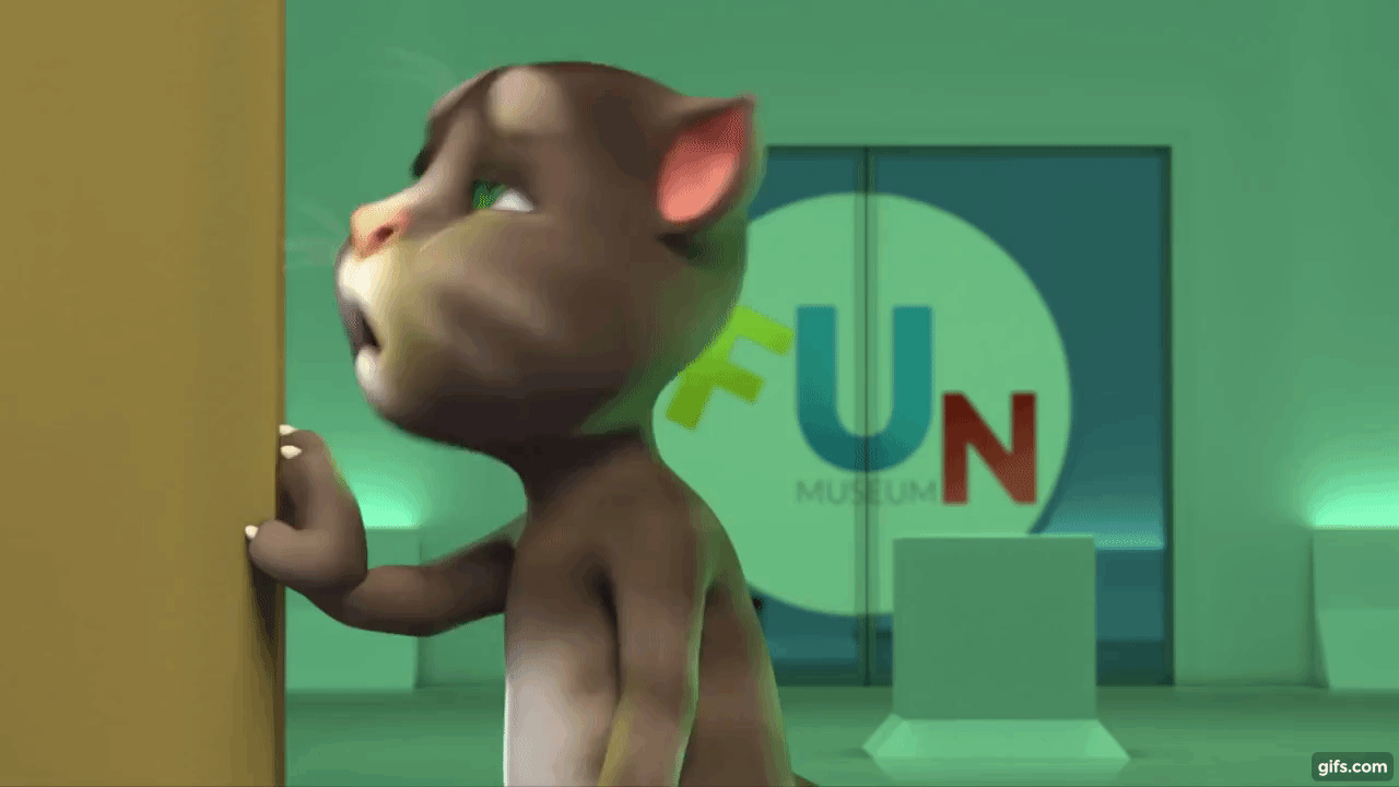 NEW! Talking Tom and Friends - Museum Madness (Episode 47) animated gif