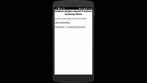 Example Android app screencapture