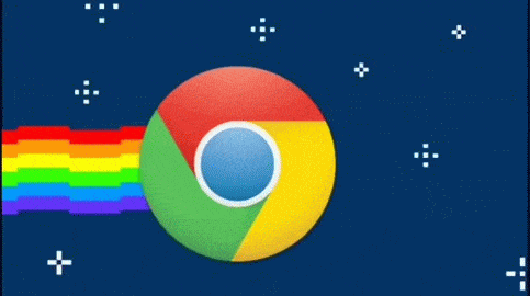 Nyan Google Chrome animated gif