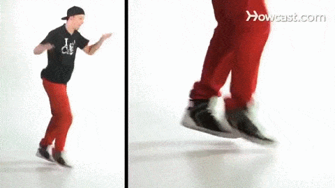 Melbourne Shuffle Dance Combos | Hip-Hop How-to animated gif