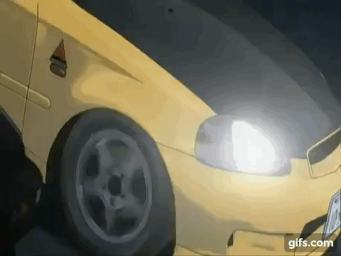 Ek9 Vs Ae86 Initial D Forever Young Animated Gif