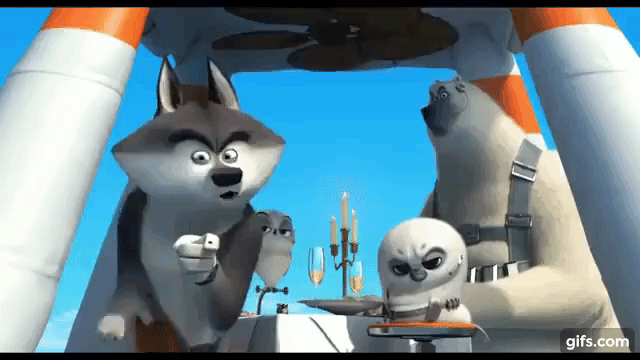 $19,000,000 Vehicle! [Funny Scene]-Penguins of Madagascar. (Full-HD) animated  gif