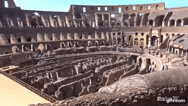 colosseum rome italy dieulois animated gif