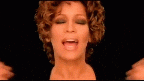 Whitney Houston - Step By Step animated gif