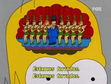 Homer Simpson, We're in the money animated gif