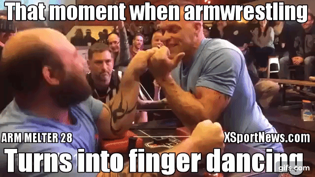 GIF, VIDEO: That moment when Armwrestling turns into Finger Dancing •  ARMWRESTLING • ARMWRESTLING NEWS 