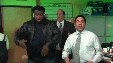 The Office - Darryl's Goodbye Dance animated gif