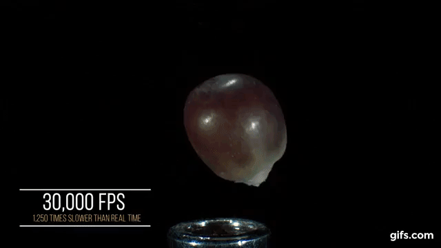 Popping Popcorn at 30,000 FPS Ultra Slow Motion [ Part 2 animated gif