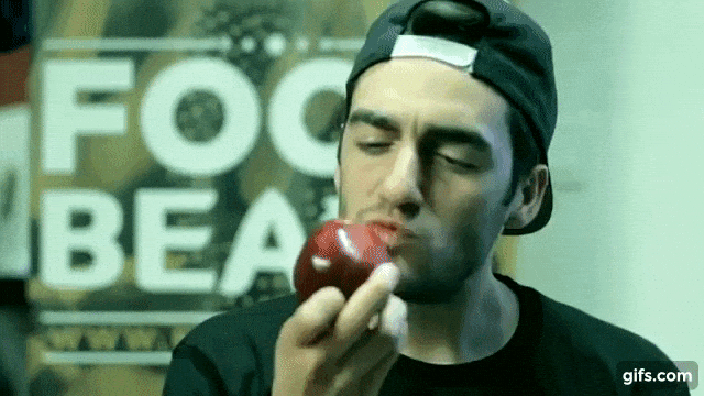 How to Eat an Apple Like a Boss | FOODBEAST LABS animated gif