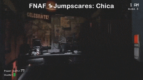 Chica jumpscare  Fnaf, Fnaf jumpscares, Five nights at freddy's
