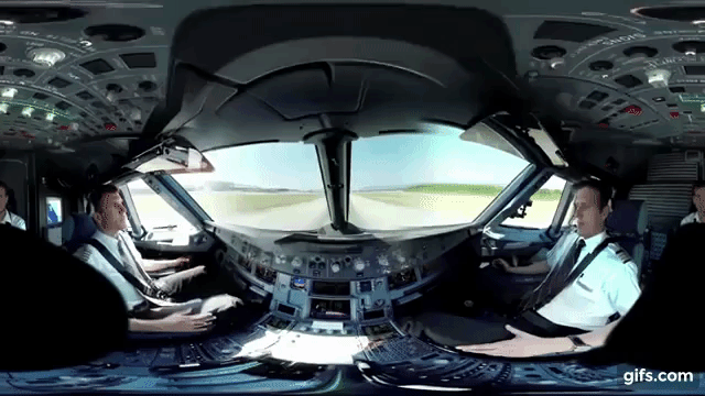 パイロット気分を味わえる本格VR動画！