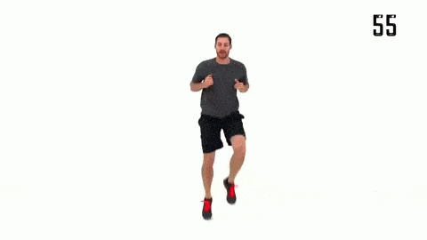 Brutal HIIT Ladder Workout - 20 Minute HIIT Workout at Home animated gif