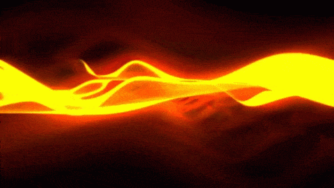 Abstract Light Wave Red Yellow Video Background loop animated gif