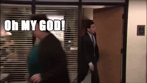 The Office:Michael Scott-Stay Calm animated gif