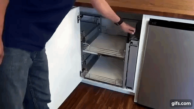 Kitchen Corner Cabinet Design, How To Fix A Blind Corner Cabinet