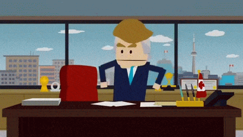 DONALD TRUMP ON SOUTH PARK! animated gif