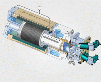 Toyota Central R&D developing free piston engine linear generator animated  gif
