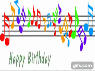 Stevie Wonder Happy Birthday Song animated gif