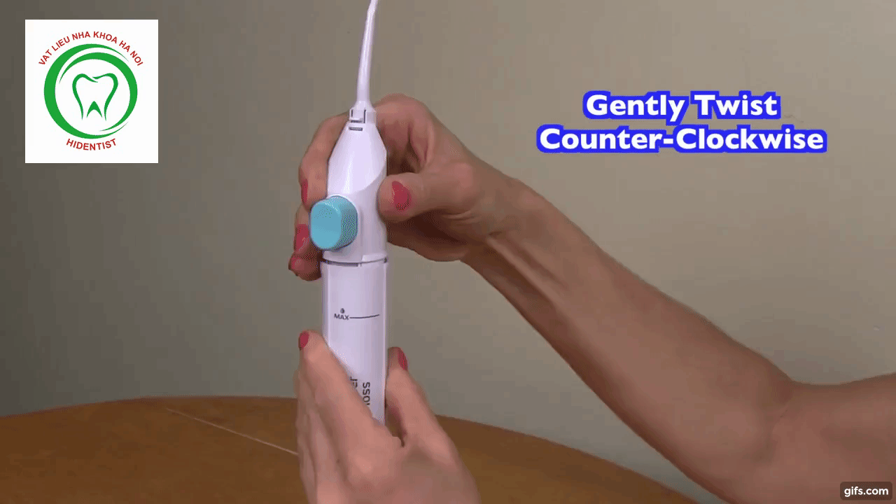 Before You Start Using Your Power Floss™ Dental Water Jet animated gif