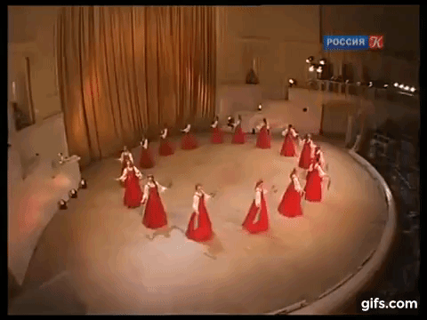 ロシアのフォークダンス  ロシアの乙女のホロヴォード