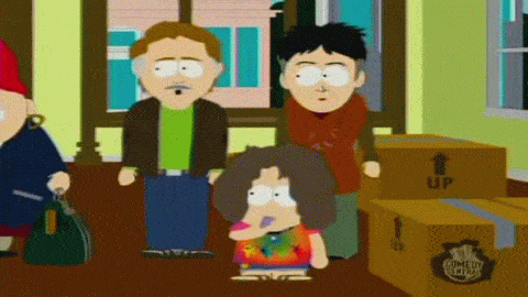 South Park s10e02 - Enjoying the smell of your own farts animated gif