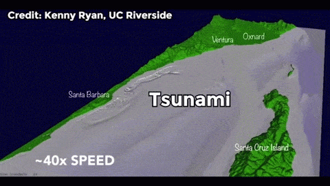 Greater tsunami risk from Southern California quake, study finds –  Baltimore Sun