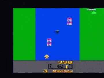 River Raid (Atari 2600) gameplay animated gif