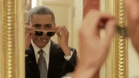 Image result for obama selfie gif
