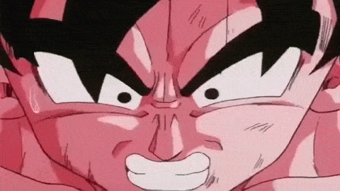 Dragón Ball Z - Goku Se Transforma en Super Sayayin Por Primera Vez Audio  Latino HD animated gif