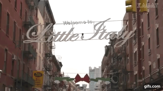 Where to Eat in NYC's Little Italy - Ethnic Eats, Episode 1 animated gif