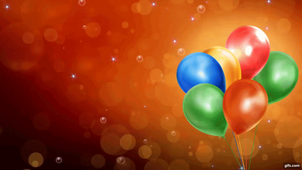 Footage Background 'Bunch Of Balloons' animated gif