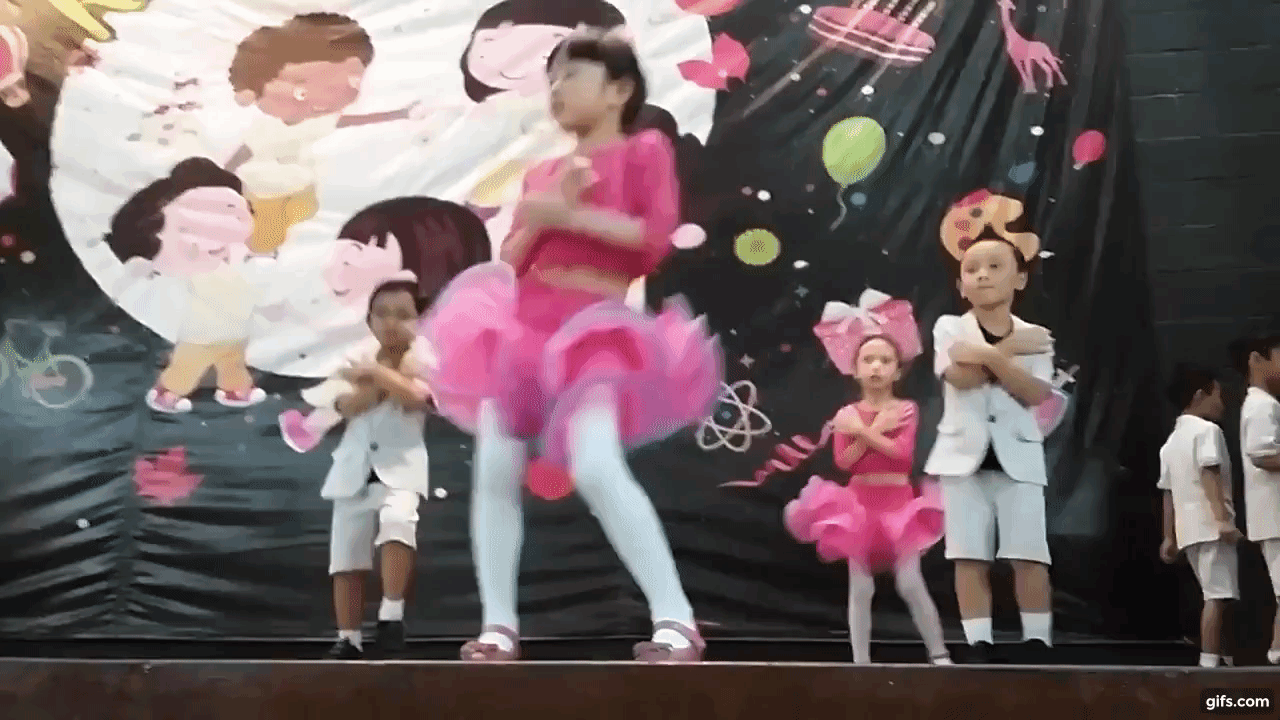 Gwiyomi Wonder Girls Be My Baby Kids Dance Animated Gif