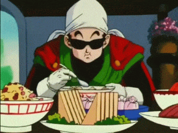 Featured image of post Goku Eating Food Gif And rice is more like a stock japanese food so it s normal for him to portrayed as constantly eating rice