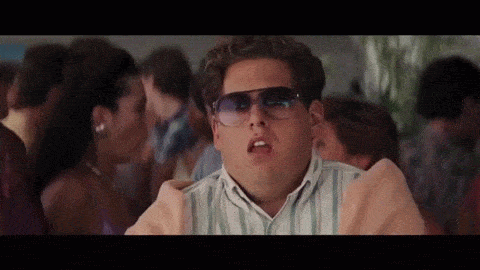 the wolf of wall street jerking off scene animated gif
