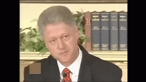 Bill Clinton - I did not have sexual relations with that woman animated gif
