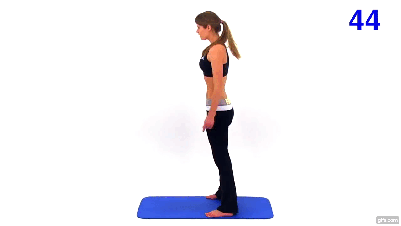 Toning Lower Back Workout Routine - Best Lower Back Exercises at Home with  Fitness Blender animated gif