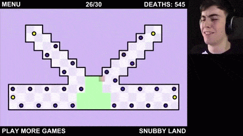 EXPLODING WITH RAGE - World's Hardest Game COMPLETE animated gif